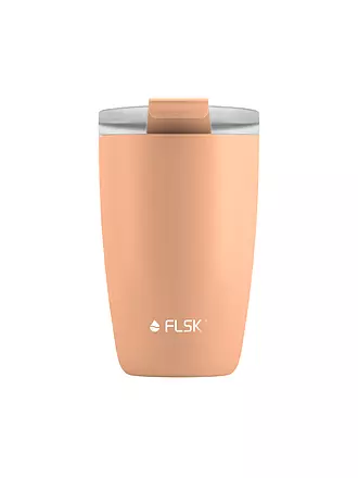 FLSK | Isolierbecher - Thermosbecher CUP Coffee to go-Becher 0,35l Peach | 